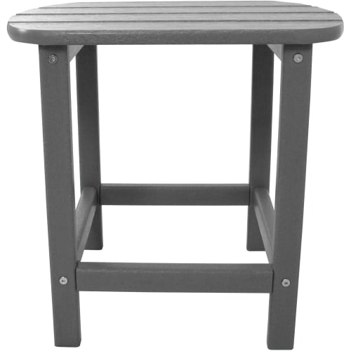 Cape Soleil, Verde 19" x 15" Side Table in Slate Gray